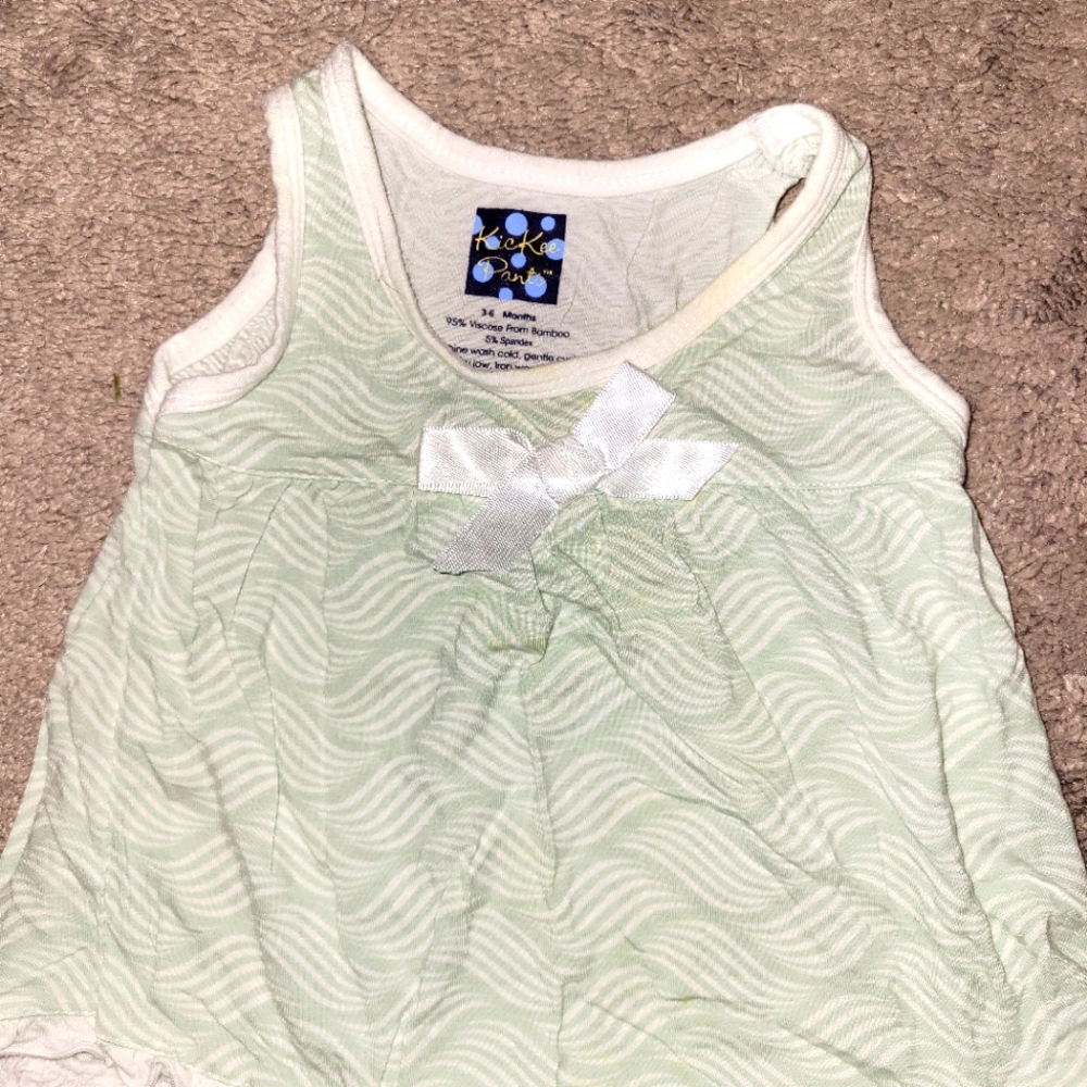 Kickee pants, 3-6 months, shirt/dress
